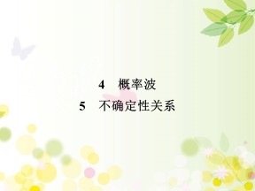 2019-2020学年人教版选修3-5 第17章 4、5 概率波　不确定性关系 课件（26张）