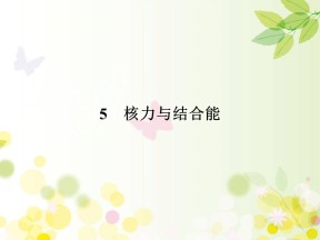 2019-2020学年人教版选修3-5 第19章 5 核力与结合能 课件（43张）