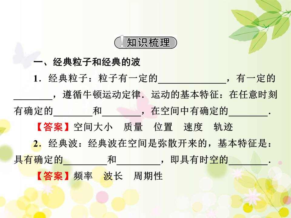 2019-2020学年人教版选修3-5 第17章 4、5 概率波　不确定性关系 课件（26张）第3页