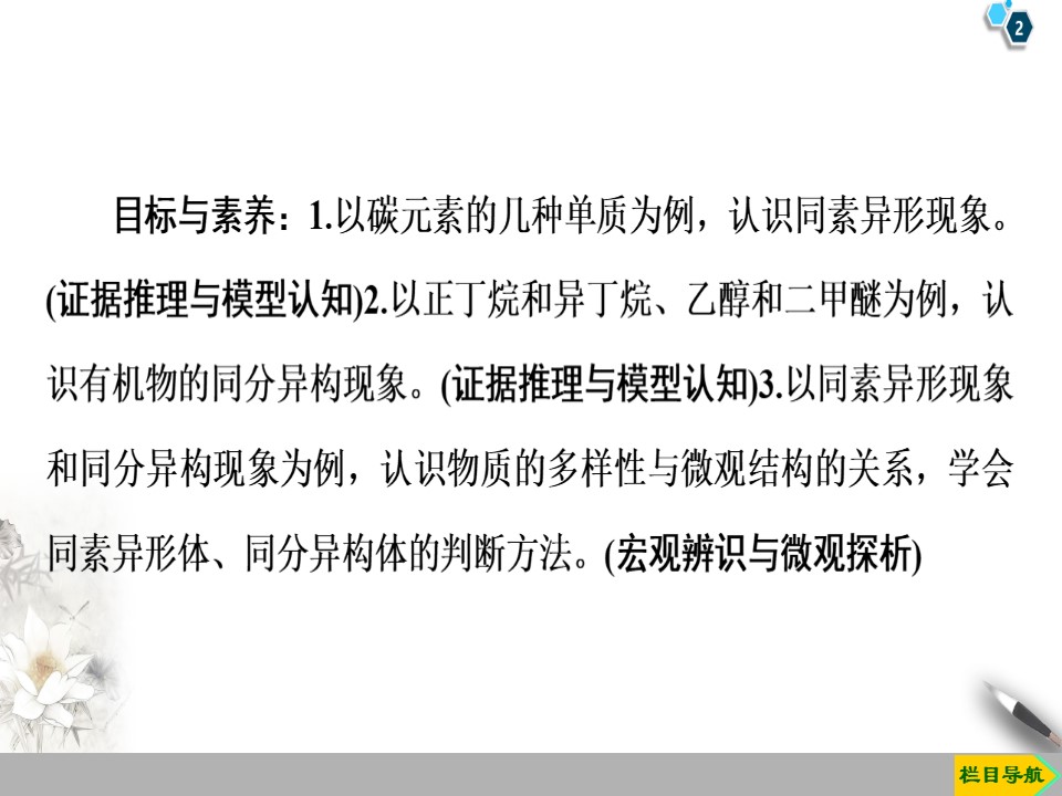 2019-2020学年苏教版必修2专题1  第3单元  第1课时　同素异形现象与同分异构现象课件（45张）第2页