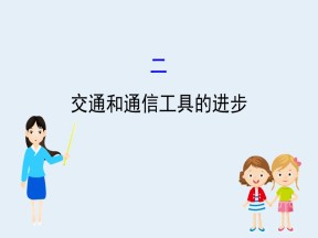 2019—2020学年人民版必修二专题四第二课交通和通信工具的进步课件（50张）