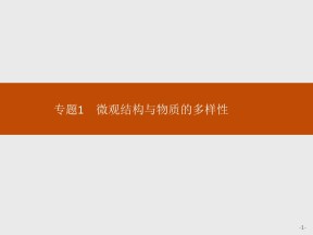 2019-2020学年苏教版必修2专题1第1单元原子核外电子排布与元素周期律第1课时课件（30张）