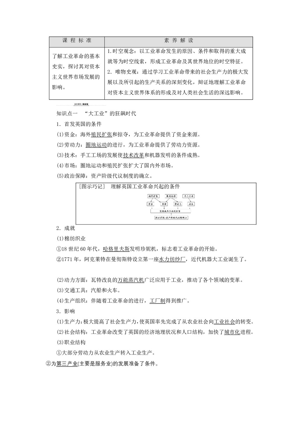 2019-2020学年高中历史人民版必修2专题5走向世界的资本主义市场3“蒸汽”的力量学案第1页