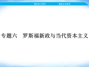 2019-2020学年人民版必修2 专题六 一　“自由放任”的美国 课件（18张）