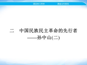 2019-2020学年人民版选修4 专题四　二　中国民族民主革命的先行者——孙中山(二) 课件（22张）