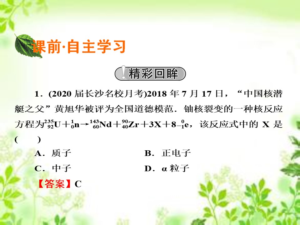 2019-2020学年粤教版选修3-5 第4章 第6、7节 核能利用　小粒子与大宇宙 课件（35张）第2页
