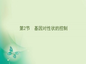 2019-2020学年人教版必修二 4.2基因对性状的控制 课件（83张）