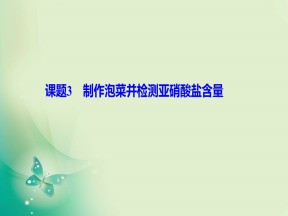 2019-2020学年人教版选修一 专题1 课题3　制作泡菜并检测亚硝酸盐含量 课件（41张）