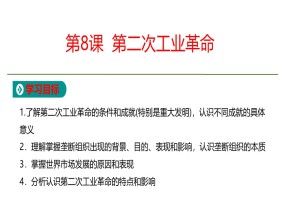 2019-2020学年人教版必修2  第2单元第8课  第二次工业革命 课件（29张）