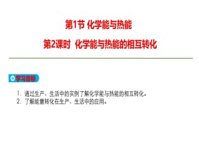 2019-2020学年人教版必修2 第二章 第1节 第2课时 化学能与热能的相互转化 课件（22张）
