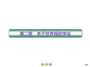 2019-2020学年高中人教A版政治必修四课件：1课2　关于世界观的学说  课件（45张）