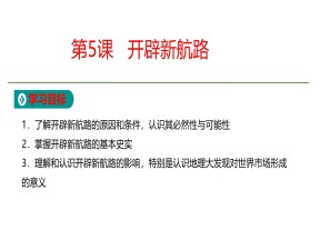 2019-2020学年人教版必修2  第2单元第5课  开辟新航路 课件（22张）