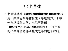 2019-2020学年度教科版选修3-3 3.2半导体 课件(9)(18张)