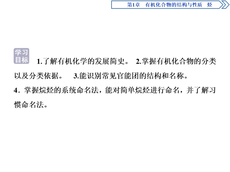 2019-2020学年鲁科版选修5 第1章第1节　认识有机化学 课件（88张）第3页