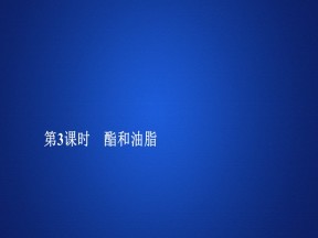2019-2020学年鲁科版必修2 第三章  第三节  第3课时 酯和油脂 课件（24张）