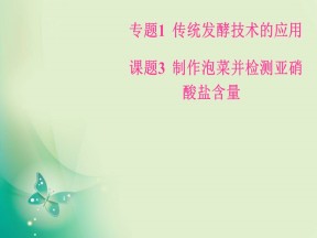 2019-2020学年人教版选修1 专题1课题3制作泡菜并检测亚硝酸盐含量 课件（43张）