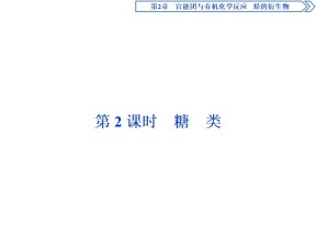 2019-2020学年鲁科版选修5 第2章第3节第2课时　糖　类 课件（36张）