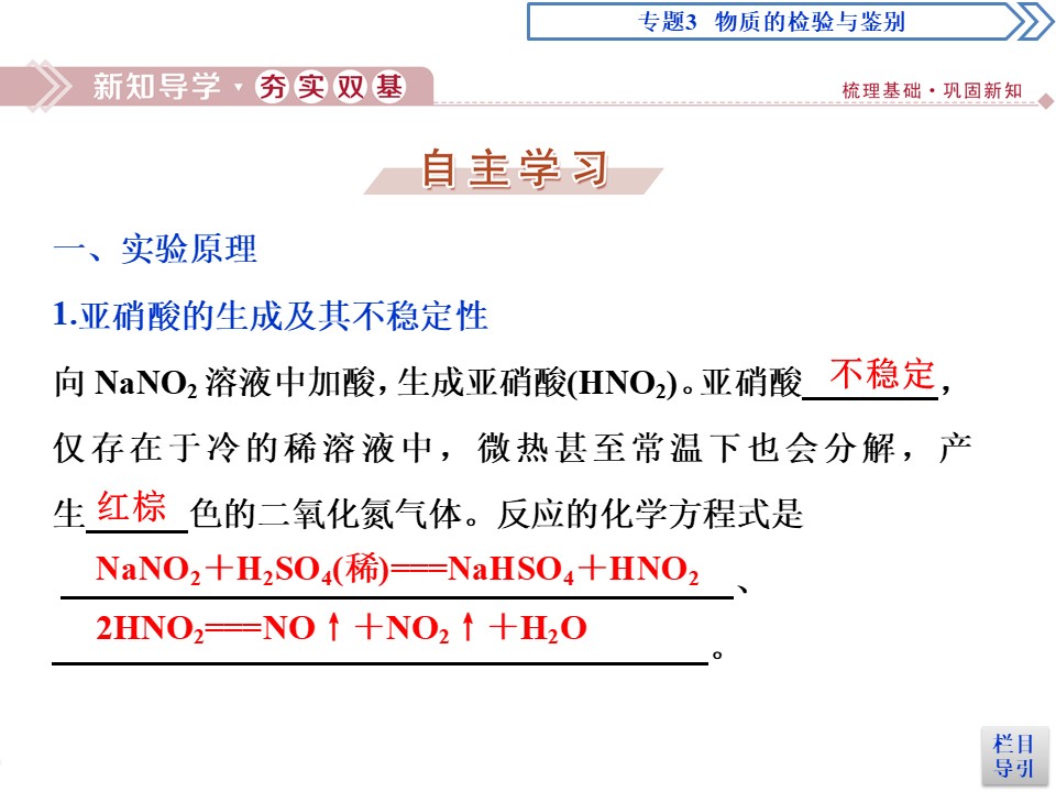 2019-2020学年苏教版选修6 专题3 课题2 亚硝酸钠和食盐的鉴别 课件（61张）第3页