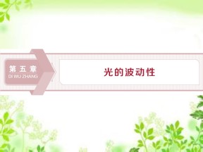 2019-2020学年教科版选修3-4 第五章第1节　光的干涉 课件（29张）