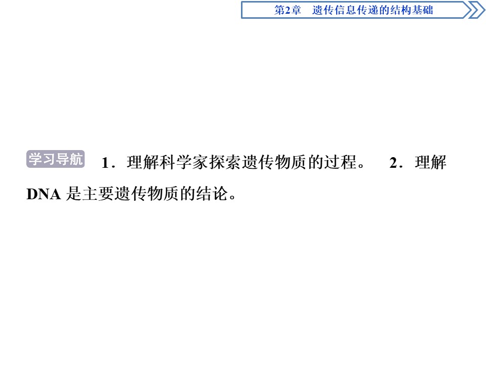 2019-2020学年北师大版必修2 第2章 第2节第1课时 DNA是主要的遗传物质 课件（54张）第2页