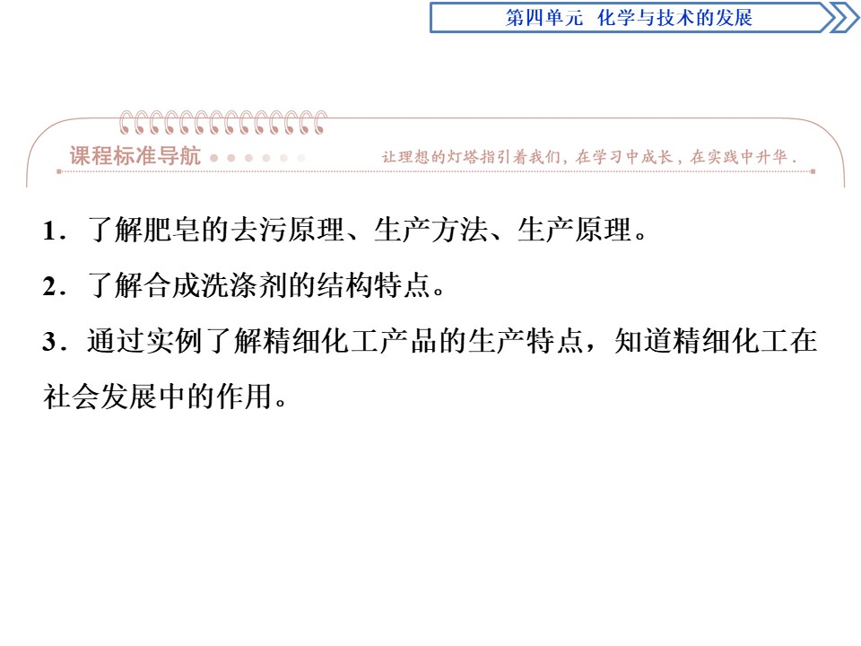 2019-2020人教版选修2 第4单元课题2　表面活性剂　精细化学品课件（29张）第2页