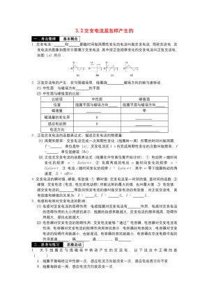 2019-2020学年度鲁科版选修3-2 3.2交变电流是怎样产生的 教案(3)