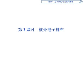 2019-2020学年鲁科版必修2 第1章第1节第2课时  核外电子排布 课件（53张）
