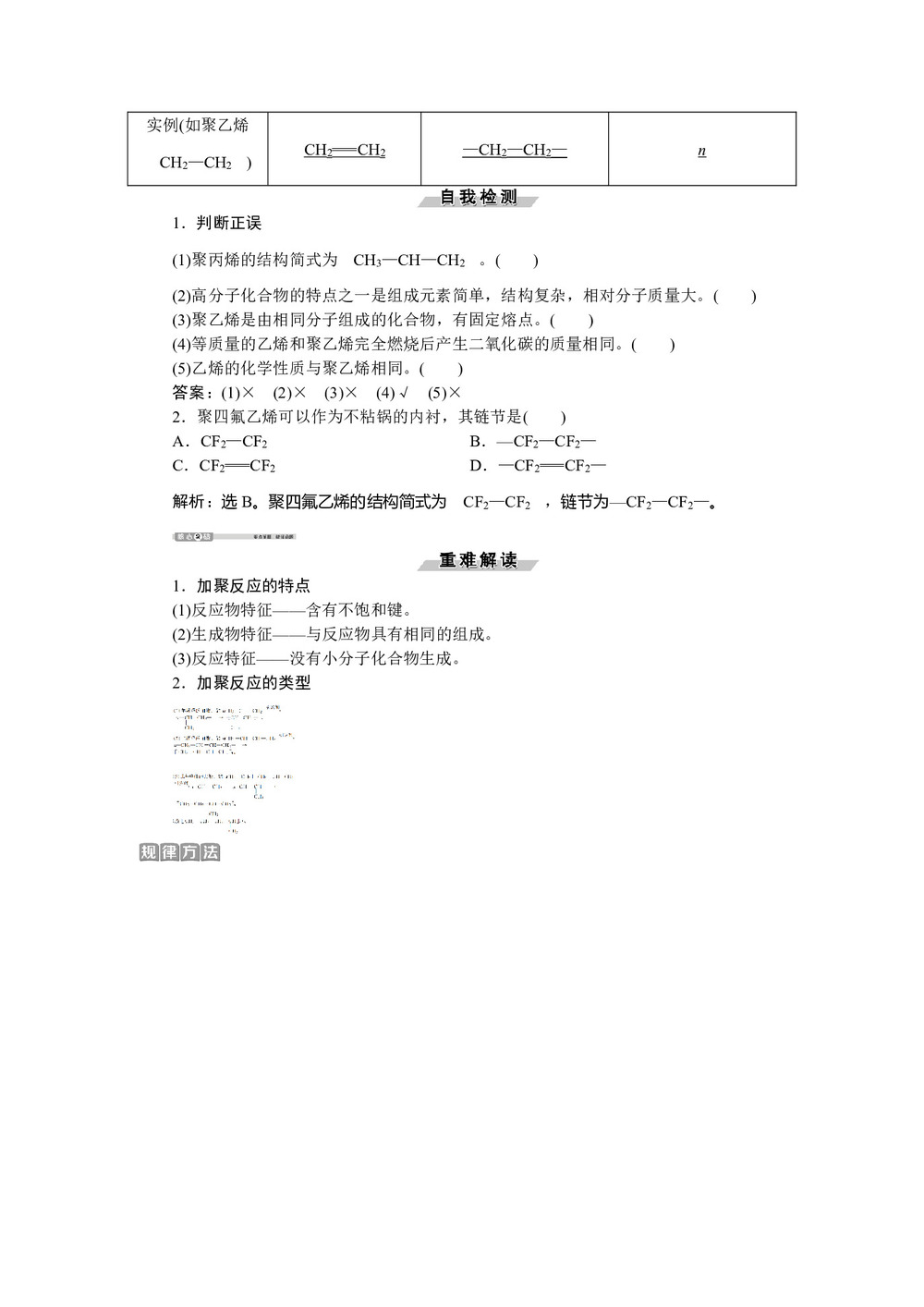 2019-2020学年鲁科版必修2 第3章第4节 塑料 橡胶 纤维 学案第2页