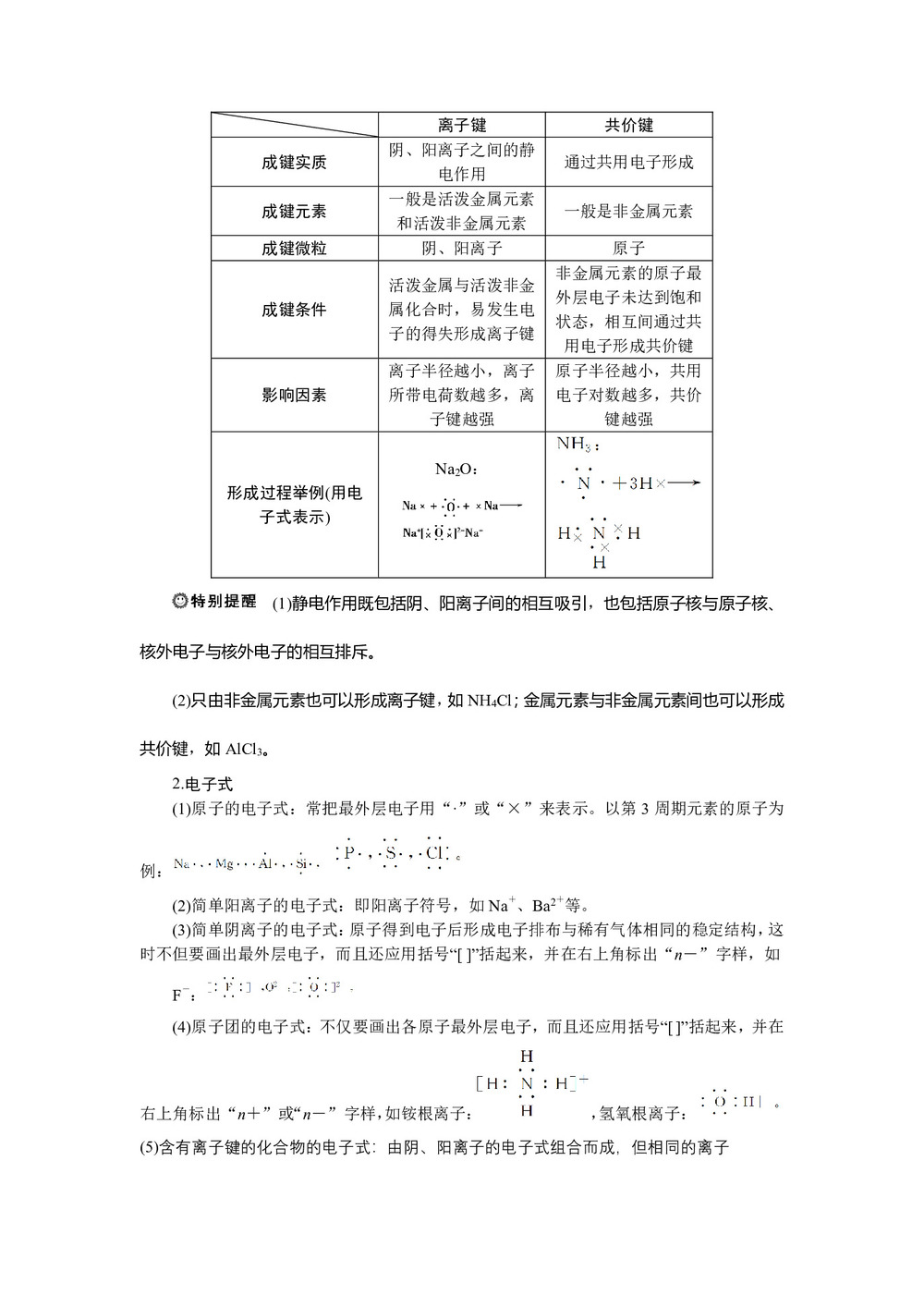 2019-2020学年鲁科版必修2 第2章第1节第1课时 化学键与化学反应中的物质变化 学案第3页