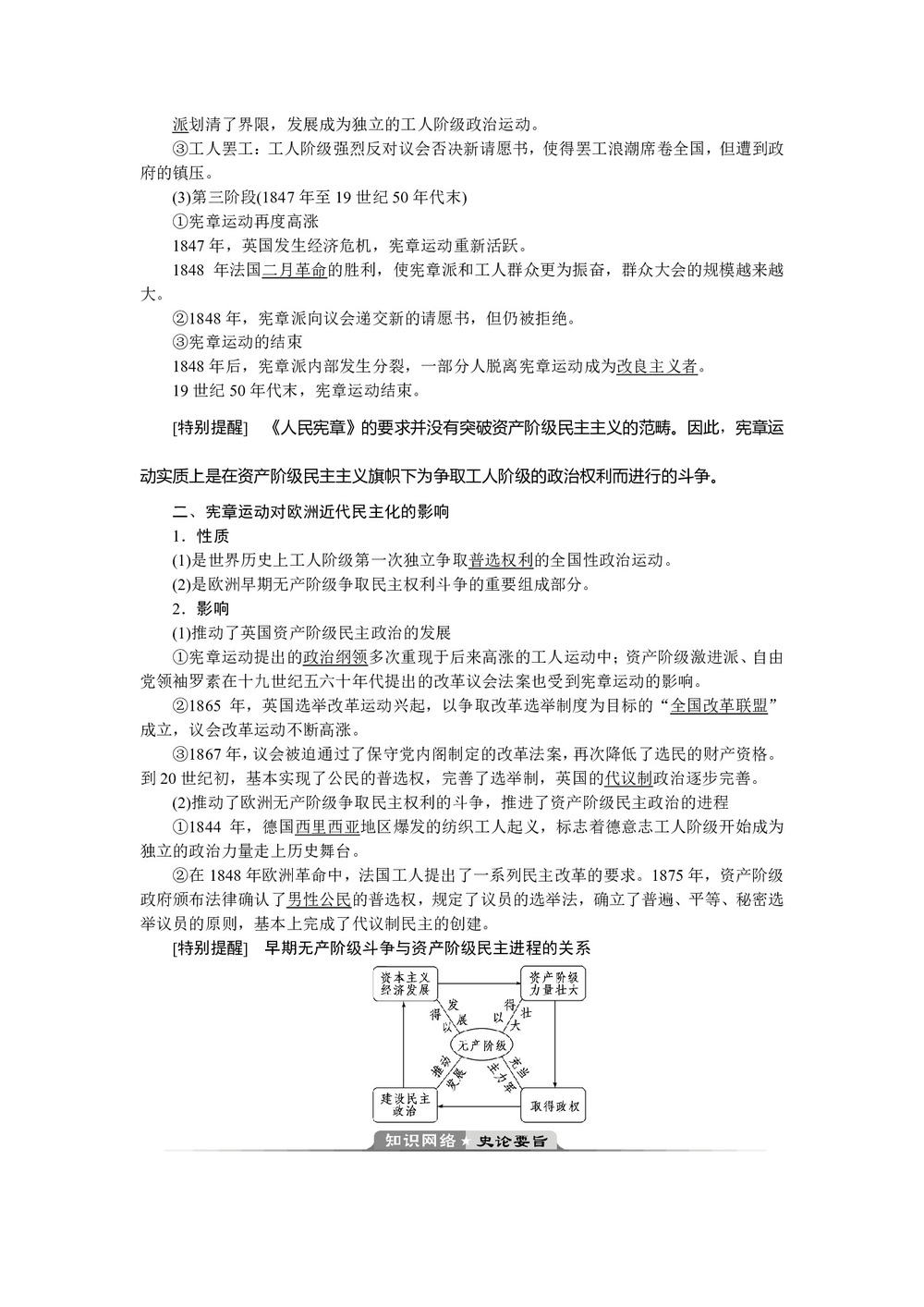 2019-2020学年人教版选修二 第七单元第1课　英国宪章运动 学案第2页