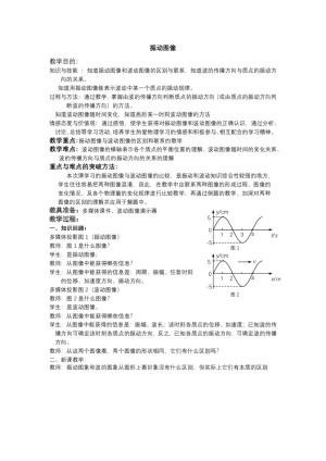 2019-2020学年度人教版选修3-4 12.2波的图像 教案（2）