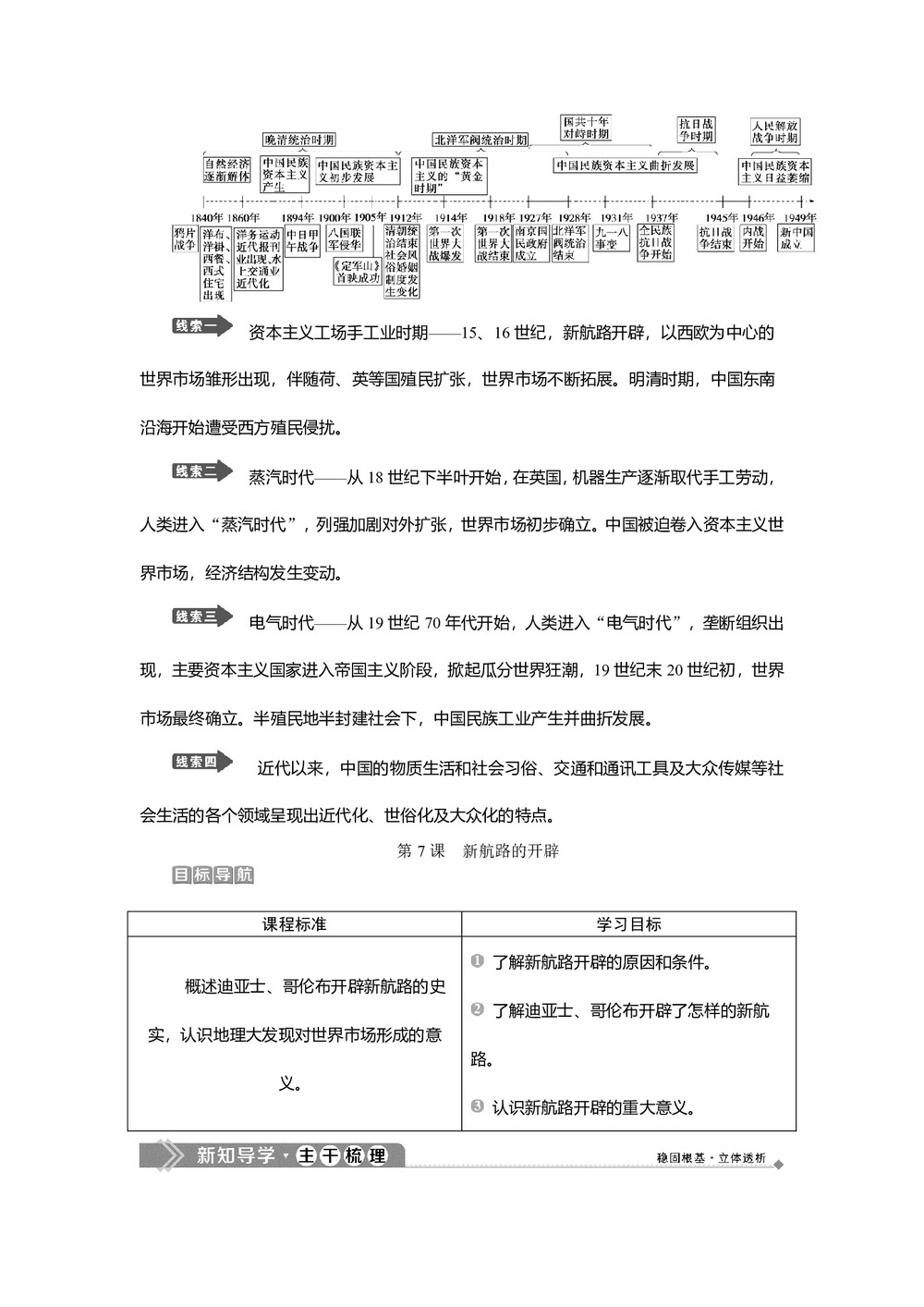 2019-2020学年岳麓版必修二 第7课　新航路的开辟 学案第2页