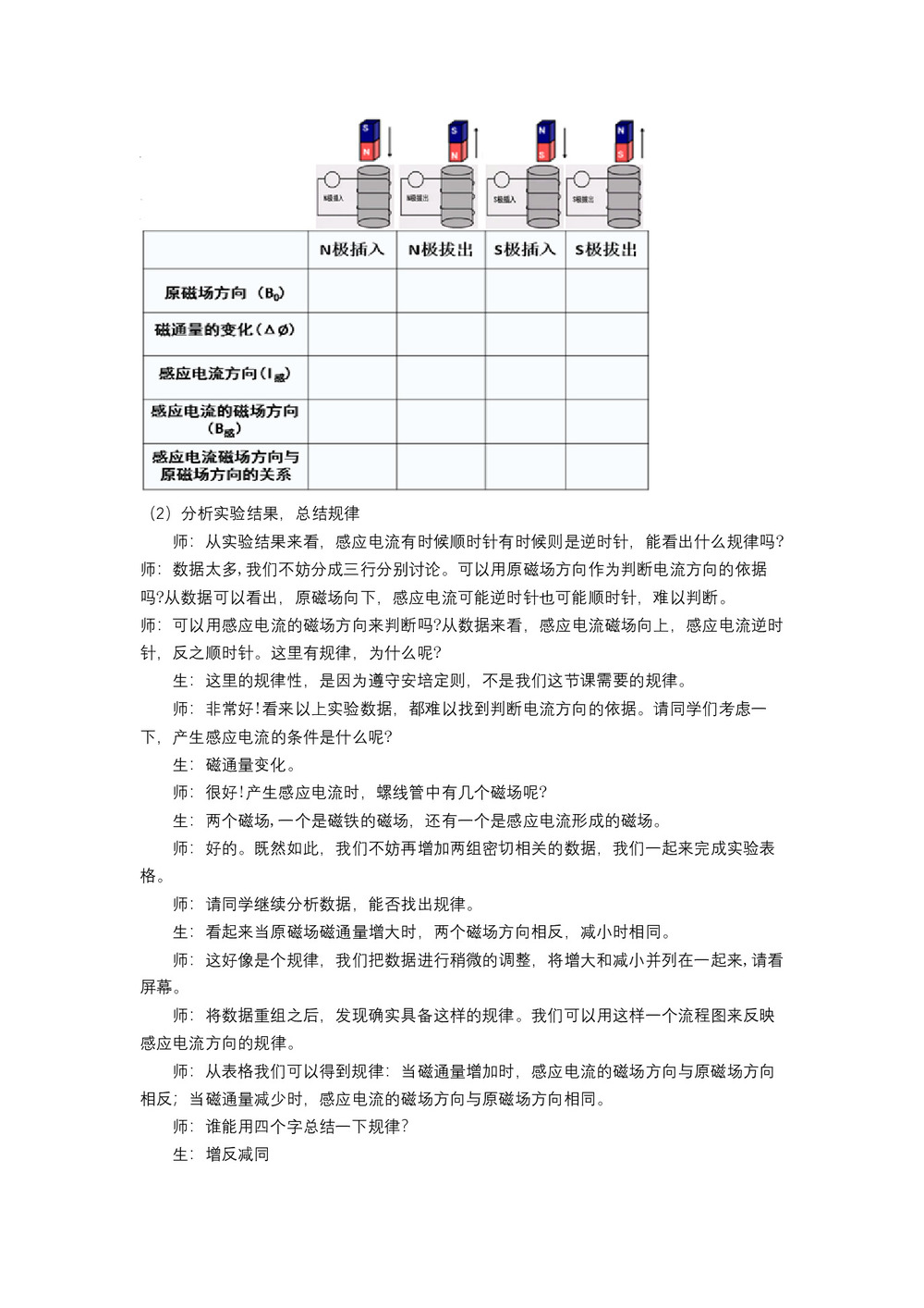 2019-2020学年度人教版选修3-2 4.3楞次定律 教案(4)第3页