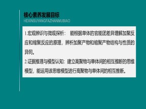 2019-2020学年鲁科版选修5第3章第3节第1课时高分子化合物及其合成课件（84张）