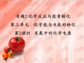 2019-2020学年苏教版必修2 2.3.2 发展中的化学电源 课件（34张）