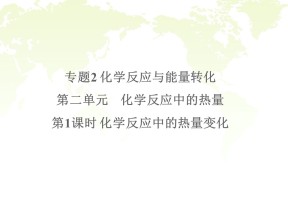 2019-2020学年苏教版必修2 2.2.1 化学反应中的热量变化 课件（31张）