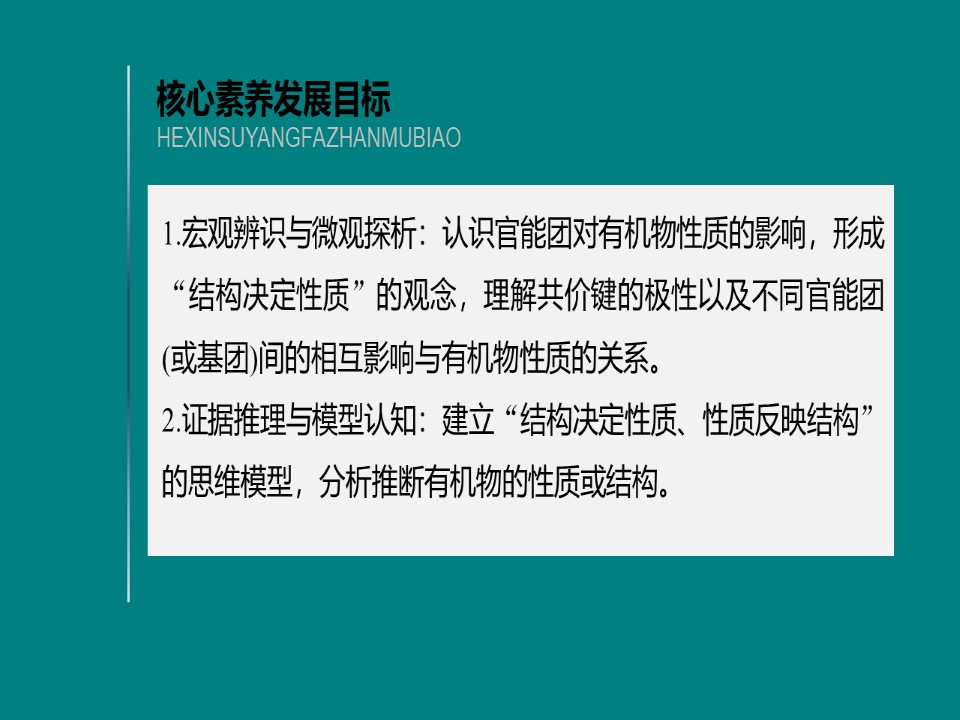 2019-2020学年鲁科版选修5第3章第2节第1课时有机化合物结构与性质的关系课件（64张）第2页