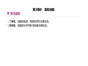 2019-2020学年鲁科版必修2第3章第3节饮食中的有机化合物第3课时课件（25张）