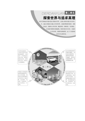 2019-2020学年人教A版高中政治人教版必修四讲义：第二单元+第四课+第一框+世界的物质性+Word版含答案