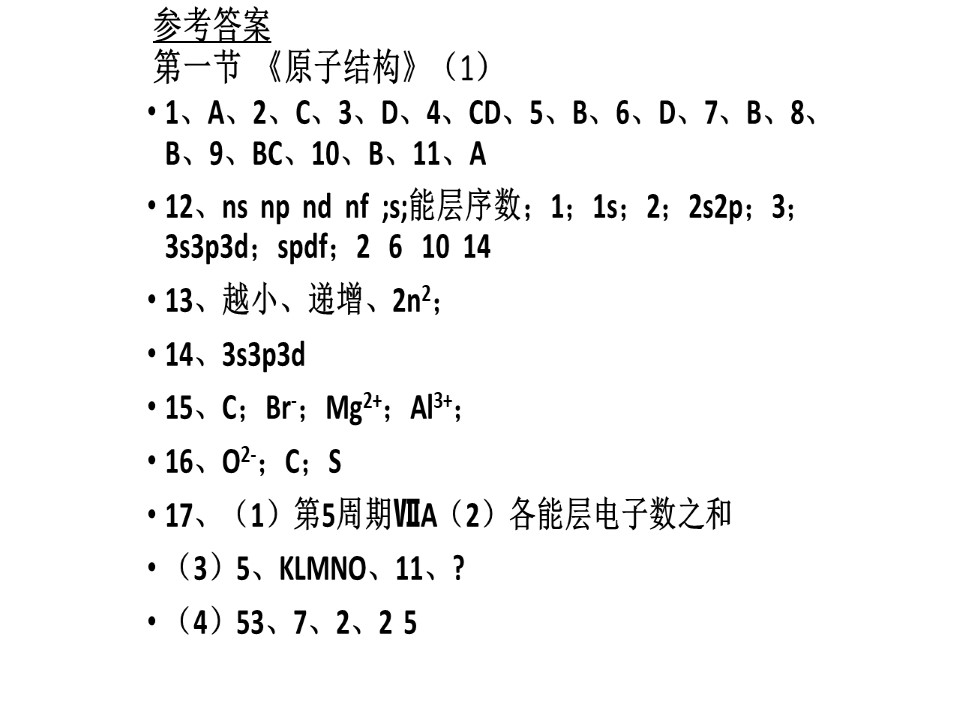 2019-2020学年人教版选修3第1章第1节原子结构第3课时课件（43张）第2页