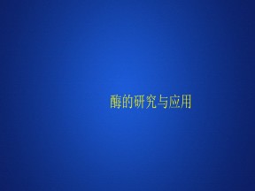 2019-2020学年 人教版 选修1酶的研究与应用 精练  课件  （33张）