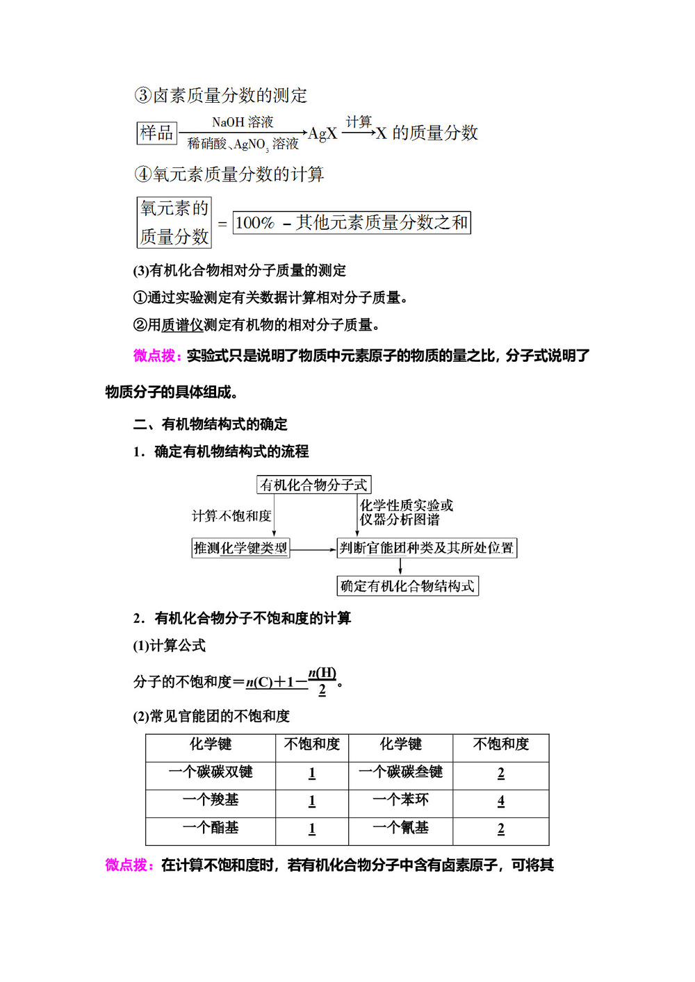 2019-2020学年鲁科版选修五 第3章 第2节 有机化合物结构的测定 学案第2页