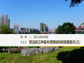 2019-2020学年人教B版必修3  1.1.3 算法的三种基本逻辑结构和框图表示（三） 课件（30张）